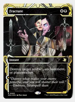 Fracture 65 Secrets of Strixhaven: Mystical Archive Magic: The Gathering Foil - Image 1