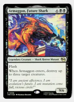 Armaggon, Future Shark 0058 TMNT Magic: The Gathering Foil - Image 1