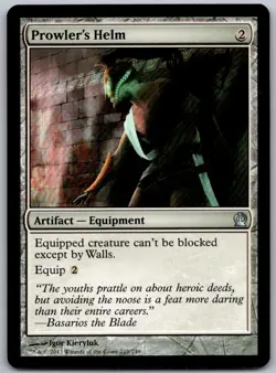 Prowler's Helm 219 Uncommon Theros Magic: The Gathering Near Mint - Image 1
