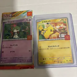 2025 Japanese POKEMON- PIKACHU -McDonald’s PROMO pack opened - Image 3