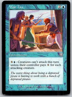 War Tax 113 Uncommon Mercadian Masques Magic: The Gathering Lightly Played - Image 1