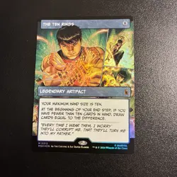 MTG Marvel Super Heroes - #313 The Ten Rings, Showcase✨Foil✨Ready to ship! - Image 1