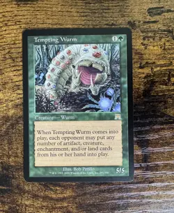 Tempting Wurm Onslaught MTG Magic the Gathering - Image 1