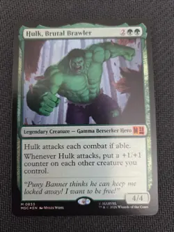 MtG MSH -Hulk Brutal Brawler -M0833 Foil NM! 👀 - Image 1