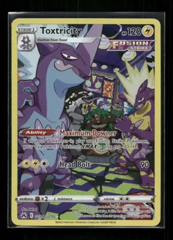 Toxtricity GG09/GG70 Holo Crown Zenith Galarian Gallery Pokemon Holo NM - Image 1