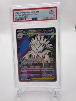 Mega Abomasnow ex 157/132 Ultra Rare Mega Evolution Pokemon - Image 1