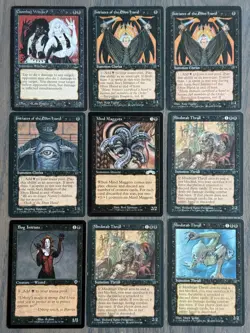 MTG Cult of Tourach Ready-to-Play 60 Card Black Deck Thrull Cackling Fiend Hymn - Image 2
