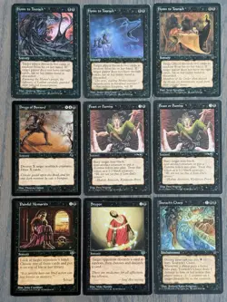 MTG Cult of Tourach Ready-to-Play 60 Card Black Deck Thrull Cackling Fiend Hymn - Image 3