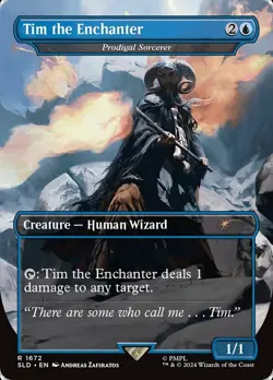 Light Play x 1 Tim the Enchanter - Prodigal Sorcerer - Foil WotC Shooting Star S - Image 1