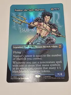 Namor the Sub-Mariner (Borderless) (0362) Marvel Super Heroes Foil - Image 1