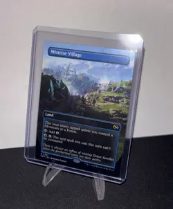 Mistrise Village (Borderless) Tarkir: Dragonstorm Regular - Image 1