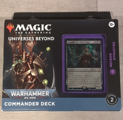 Wizards of the Coast MTG Warhammer 40,000 Necron Dynasties Commander Deck 100 - Image 1