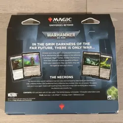 Wizards of the Coast MTG Warhammer 40,000 Necron Dynasties Commander Deck 100 - Image 2