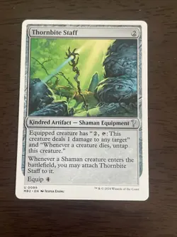 Thornbite Staff (White Border) Mystery Booster 2 Regular - Image 1