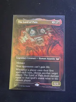 The Lord of Pain (Borderless) Commander: Duskmourn: House of Horror Foil - Image 1