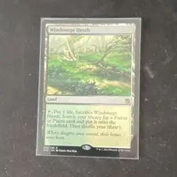 Magic: The Gathering Windswept Heath 248/269 Khans of Tarkir Rare Land Regular - Image 1
