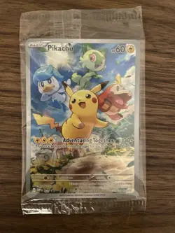 Pikachu 027 Sv: Scarlet & Violet Promo Cards Holo Sealed - Image 1