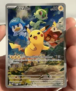 Pikachu 027/SV-P Sv: Scarlet & Violet Promo Cards Holo English 2023 60HP - Image 1