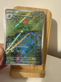 Pokemon TCG Ivysaur Scarlet Violet-151 Holo Card 167/165 IR English - Image 1