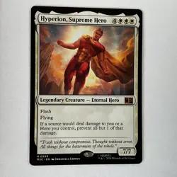 MTG Hyperion, Supreme Hero (0599) Non-Foil Base Mythic Marvel Super Heroes NM - Image 1
