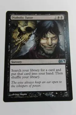 MTG Diabolic Tutor x1- -Magic 2014-Lightly Played - Image 1