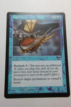 MTG Capsize x1- -Tempest-Lightly Played - Image 1