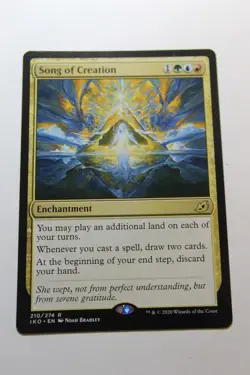 MTG Song of Creation x1- -Ikoria: Lair of Behemoths-Lightly Played - Image 1