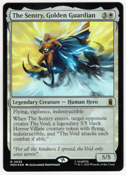 The Sentry, Golden Guardian 0035 (FOIL) Marvel Super Heroes (MSH) - Image 1