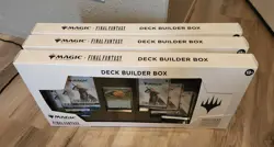 3x Magic The Gathering Final Fantasy Deck Builder Box - New Sealed - Image 1