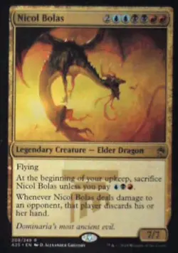 Nicol Bolas - Masters 25: #209, Magic: The Gathering Nm C345 - Image 1