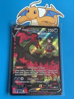 Galarian Moltres v TG20/TG30 Swsh10 Trainer Gallery Holo Card Very Light Play - Image 1
