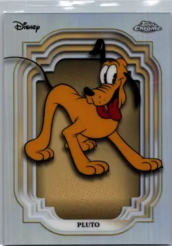 PLUTO 2024 Topps Chrome Disney Silver Refractor Card #5 NM/MT - Image 1