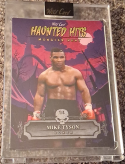 Wild Card Haunted Hits Monster Hunt Mike Tyson HHCA-MT 2025 Serial /4 - Image 1