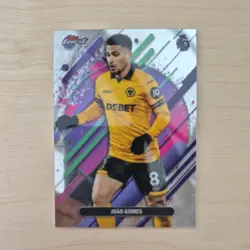 TOPPS FINEST PREMIER LEAGUE 2026 JOAO GOMES WOLVES RARE CARD #296 - Image 1