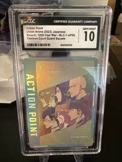 Action Point Bleach Union Arena Foil AP06 CGC 10 Gem Mint 13 Court Guard Squads - Image 1