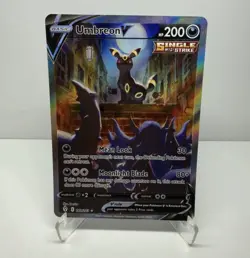 Pokemon TCG Umbreon v Evolving Skies Holo Ultra Rare Card 189/203 - Image 1