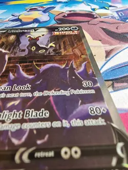 Pokemon TCG Umbreon v Evolving Skies Holo Ultra Rare Card 189/203 - Image 2