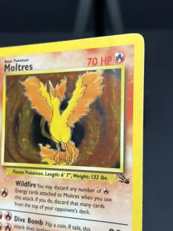 Moltres Pokemon Card Holo WOTC 12/62 Fossil Set Rare Vintage 1999 Original HP - Image 4