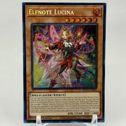 Elfnote Lucina BPRO-EN010 1st Edition Secret Rare Yugioh! - Image 1
