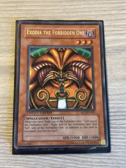 Yugioh Exodia The Forbidden One MC1-EN001 Secret Rare Limited ed MP - Image 1