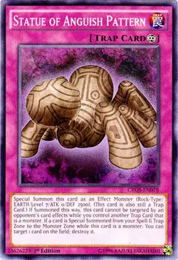 Yugioh! LP Statue of Anguish Pattern - CROS-EN078 - Common - 1st Edition Lightly - Image 1