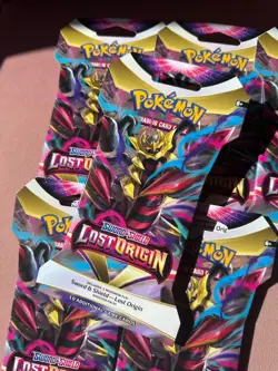 6 x Pokemon TCG Sword & Shield Lost Origin Booster Packs New Sealed - Image 2