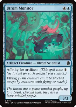 MTG Utrom Monitor Commander: Teenage Mutant Ninja Turtles NM 113 - Image 1