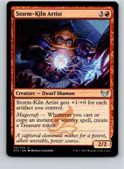 Magic the Gathering Storm-Kiln Artist Strixhaven: School of Mages MTG Free Ship! - Image 1