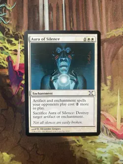 MTG Aura of Silence - NM - Tenth / 10th Edition - Image 1