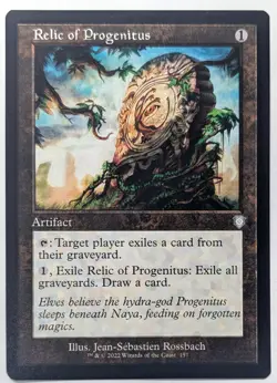 Brothers' War RELIC OF PROGENITUS *Retro Frame* NM Magic MTG Free Shipping! - Image 1