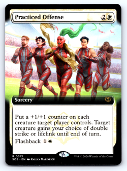 Practiced Offense Extended Art - Secrets of Strixhaven - MTG - Image 1