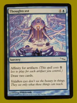 Thoughtcast x1 Mirrodin 1x MTG Magic the Gathering - Image 1