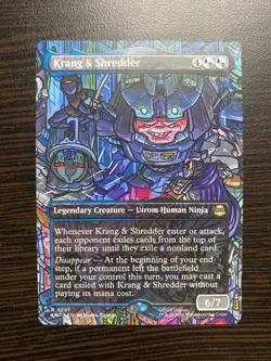 Krang & Shredder (Borderless) Teenage Mutant Ninja Turtles Regular NM - Image 1