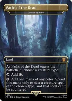 MTG - Paths of the Dead - Cavern of Souls - - Light Play - Normal - Image 1